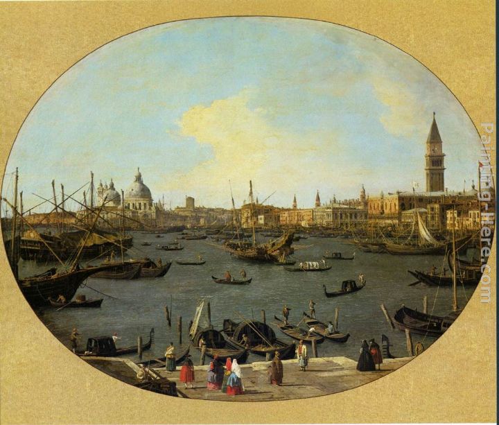 Venice Viewed from the San Giorgio Maggiore painting - Canaletto Venice Viewed from the San Giorgio Maggiore art painting